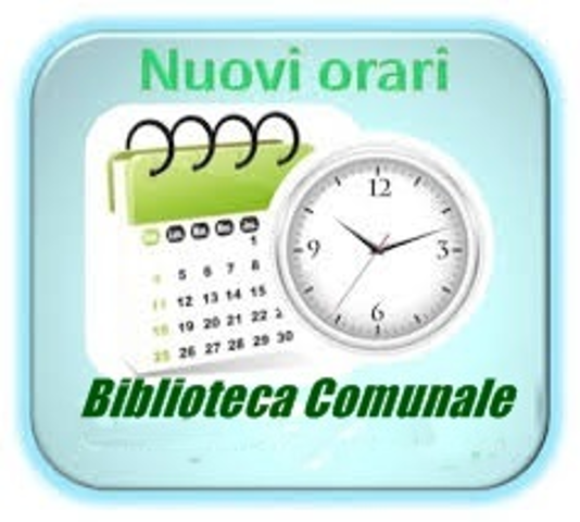 Biblioteca Comunale - Nuovi orari