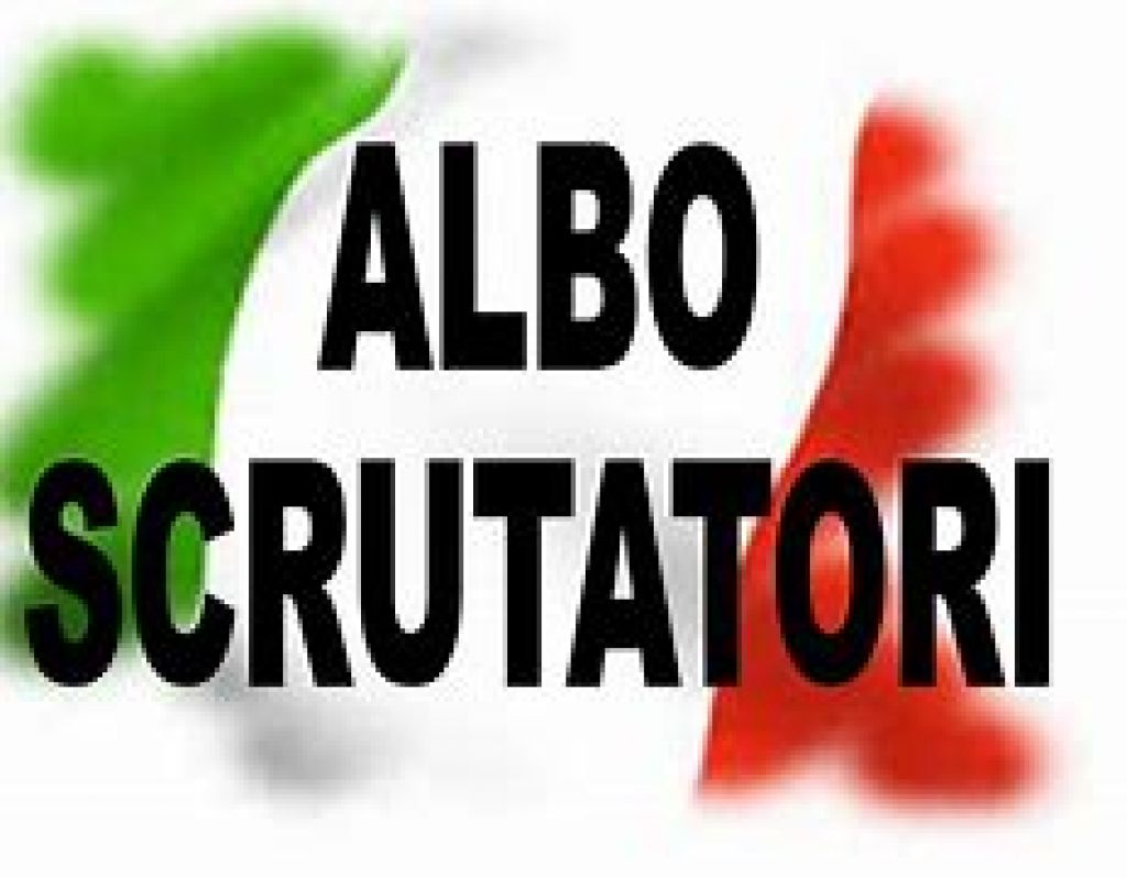 Avviso di deposito "Unico Albo Scrutatori" 