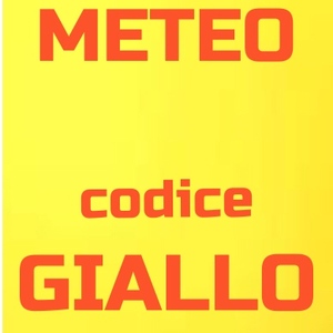Allerta meteo - Codice Giallo