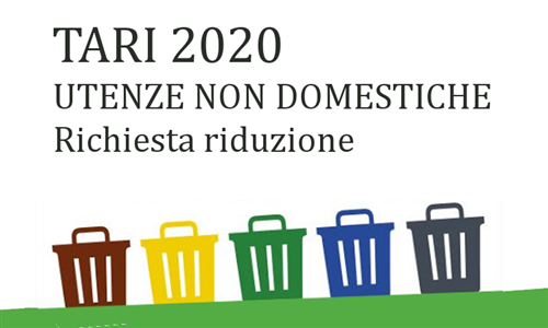 Riduzione TARI per utenze non domestiche